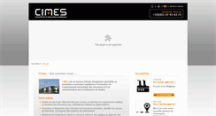 Desktop Screenshot of cimesfrance.com